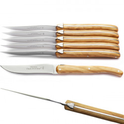 Forge de Laguiole - Stag Horn Table Knives - Set of 6