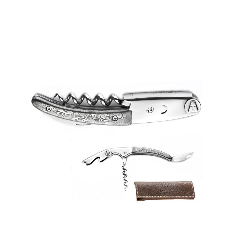 damascus CLOS Laguiole, Damascus stainless steel corkscrew