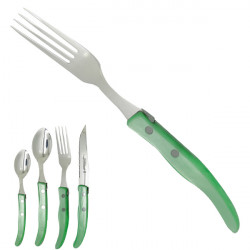 Fourchette contemporaine Laguiole - Vert pâle