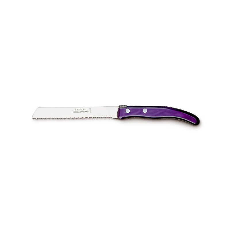 Trancheur polyvalent contemporain Laguiole - Couleur Violet