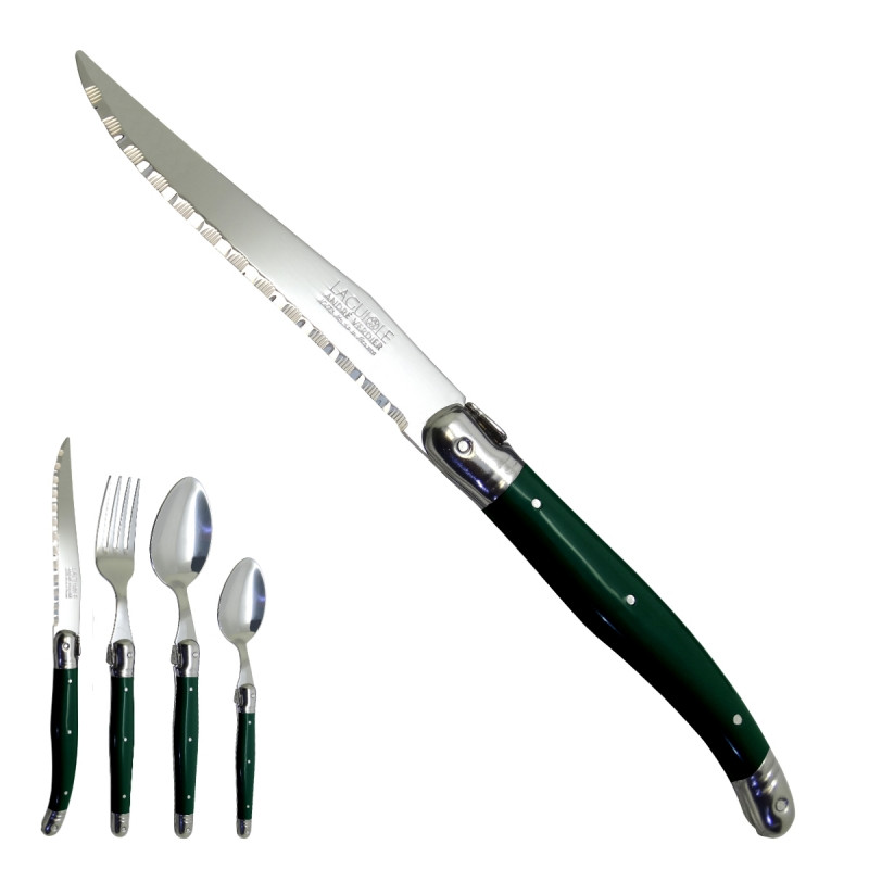 Coltello tradizionale Laguiole - Verde Tropicale