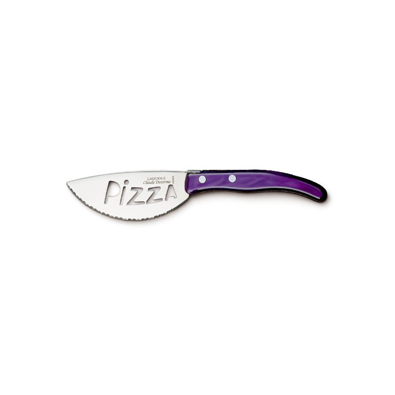 Couteau à Pizza - Design Contemporain - Couleur Violet