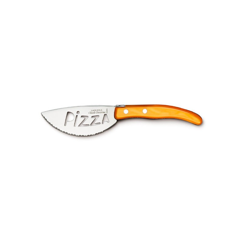 Couteau à Pizza - Design Contemporain - Couleur Orange