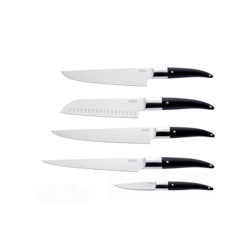 copy of Block of 5 kitchen knives - ABS handle - Laguiole Héritage