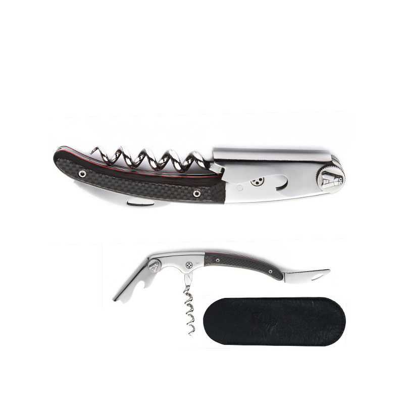 Single-Lever Corkscrew - Black Carbon - Clos Laguiole